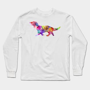 Watercolor Dog Long Sleeve T-Shirt